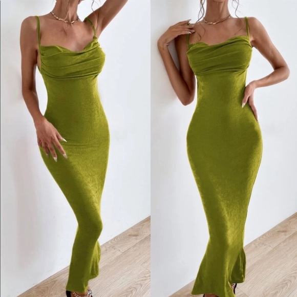 Tie Back Backless Bodycon Fitted Pencil Dress - Picture 6 of 6